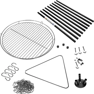 Eldstadstativ med grillgaller, 150 cm – photo 2