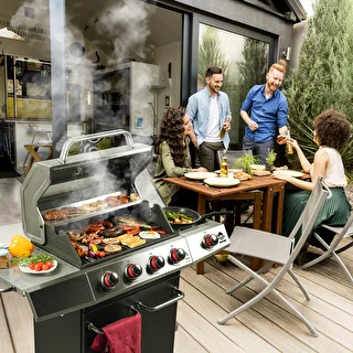 Gasolgrill dragON BBQ101, 11,7 kW, svart-silver – photo 3