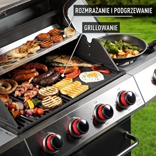 Gasolgrill dragON BBQ101, 11,7 kW, svart-silver – photo 6