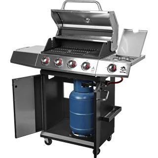 Gasolgrill dragON BBQ101, 11,7 kW, svart-silver – photo 2