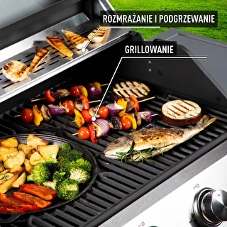 Gasolgrill dragON BBQ201, 18,8 kW, silver – photo 6