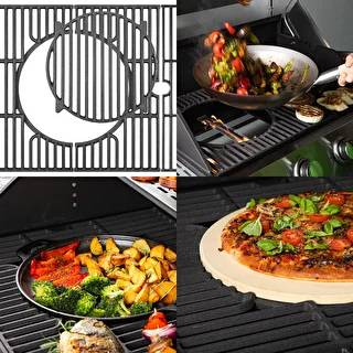 Gasolgrill dragON BBQ201, 18,8 kW, silver – photo 10