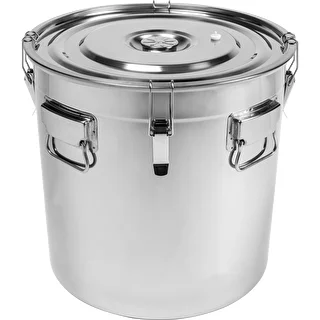 Behållare i rostfritt stål 60 l med lock – photo 2
