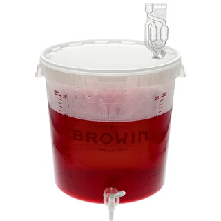 Fermenteringsbehållare 30L med tryck, kran och 3 rör – photo 9