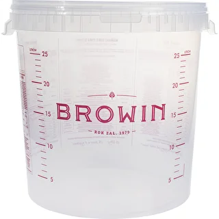 Fermenteringsbehållare 30L med tryck, 2 rör