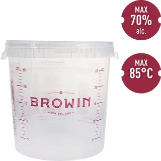 Fermenteringsbehållare 30L med tryck, 2 rör – photo 10