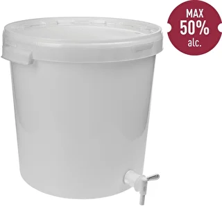 Jäsningsbehållare 30 L med lock och kran – photo 2