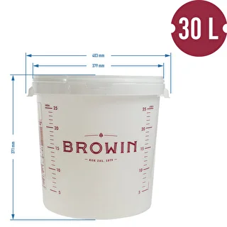 Fermenteringsbehållare med lock 30 L – photo 13