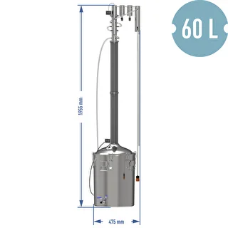 Modulär elektrisk destillator Convex 60 L - Perun XXL – photo 16