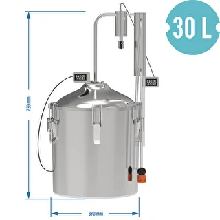 Klassisk destillator Convex 30 L - 1 avskiljare – photo 8