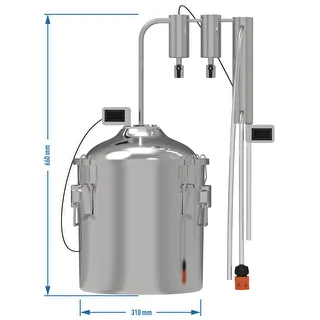 Klassisk destillator Convex 18 L - 2 avskiljare – photo 9