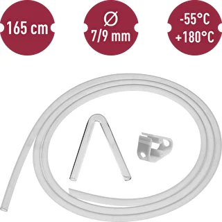 Silikonslang fi 7/9mm - temp. -55 +180°C – photo 6