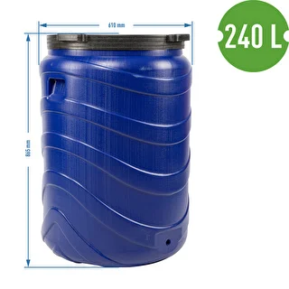 Tunna för inläggningar 240 L blå – photo 9
