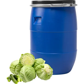 Kålfat 60 L, med tryckring, blått, Sterk – photo 2