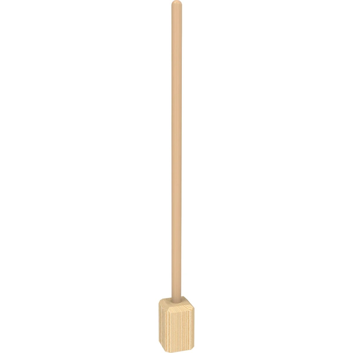 Stöt / klubba för kål i trä 78 cm
