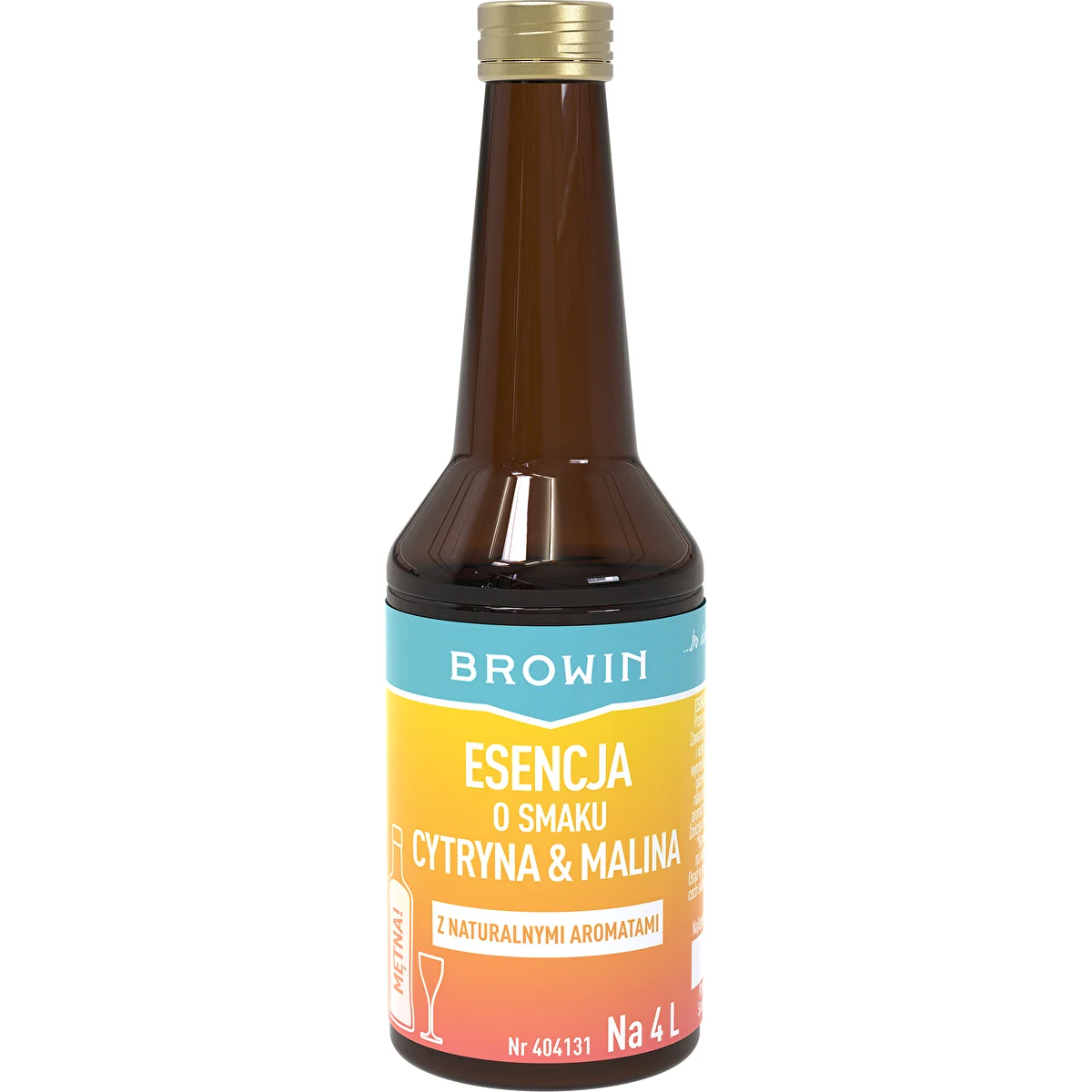 Smakessens med citron- och hallonsmak – 40 ml, för 4 l