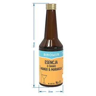 Essens med smak av mango och passionsfrukt för 2 l – 40 ml – photo 7