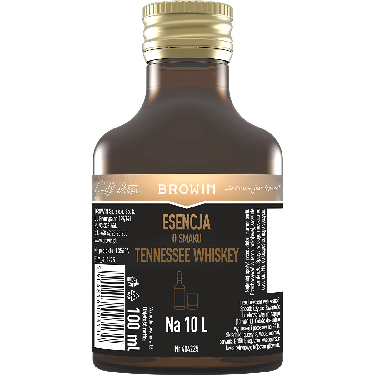 Essens med smak av Tennessee whiskey för 10 L - 100 ml
