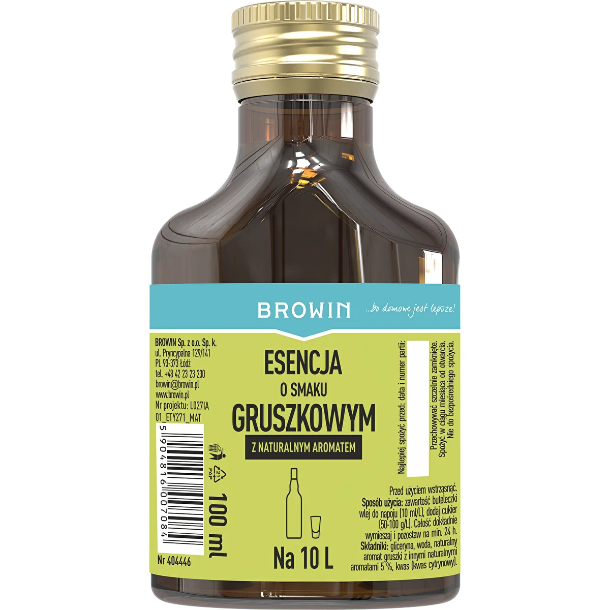 Essens med päronsmak - päronlikör, smaksättare 100 ml