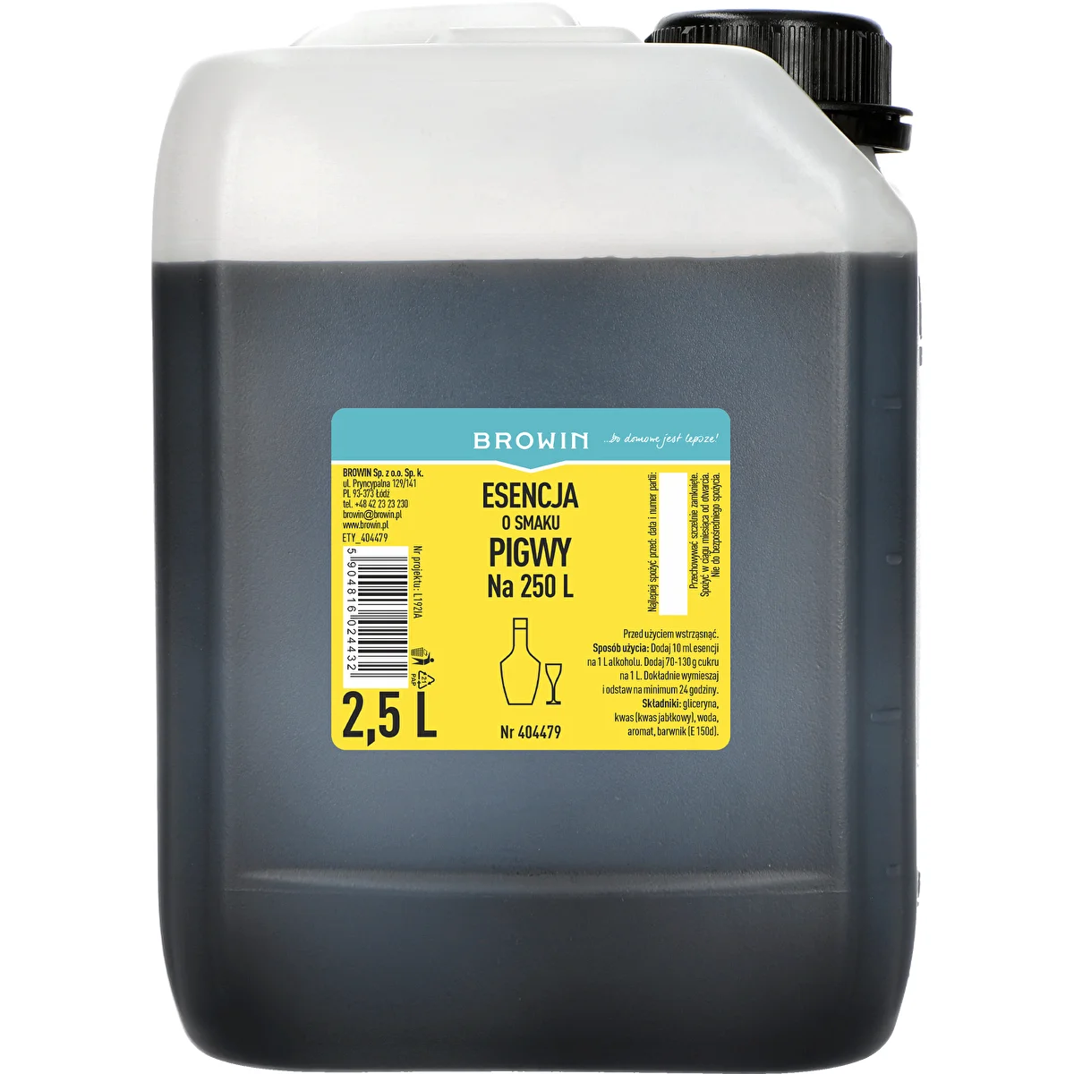 Essens med kvittensmak, 2,5 L för 250 L färdig spritdryck