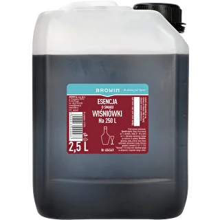 Essens med körsbärssmak, 2,5 L för 250 L färdig dryck