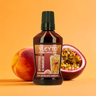 VLEYTO Persika & Passionsfrukt – smakessens med naturliga aromer, 250 ml – photo 4