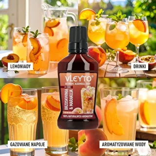 VLEYTO Persika & Passionsfrukt – smakessens med naturliga aromer, 250 ml – photo 7