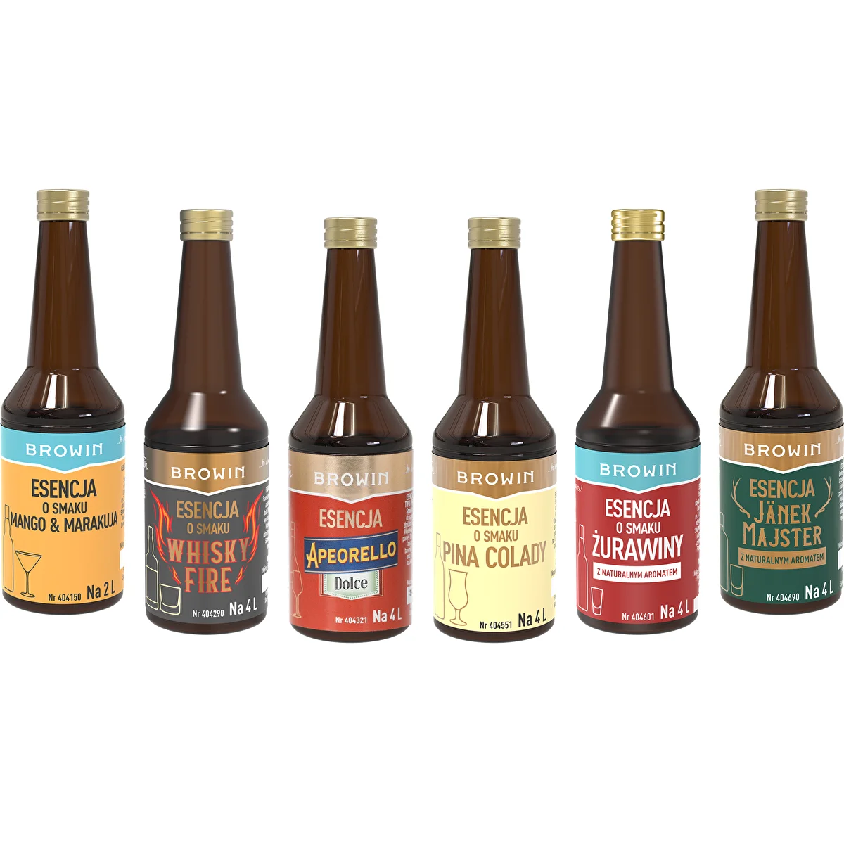Set med 6 essenser - cocktail 6x40ml