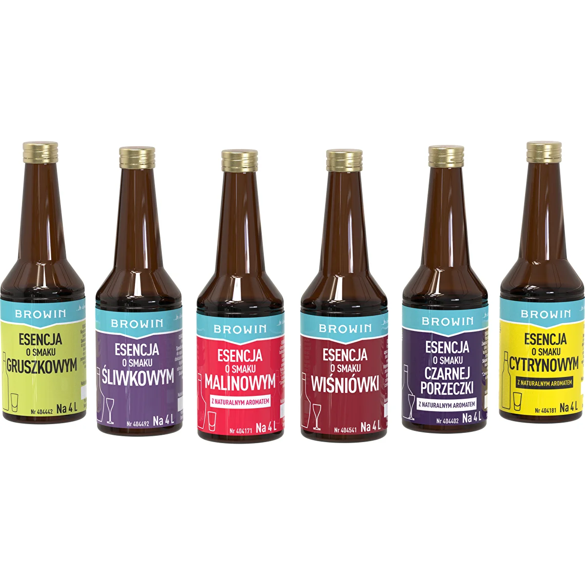 Set med 6 essenser - FRUKTIG 6x40 ml