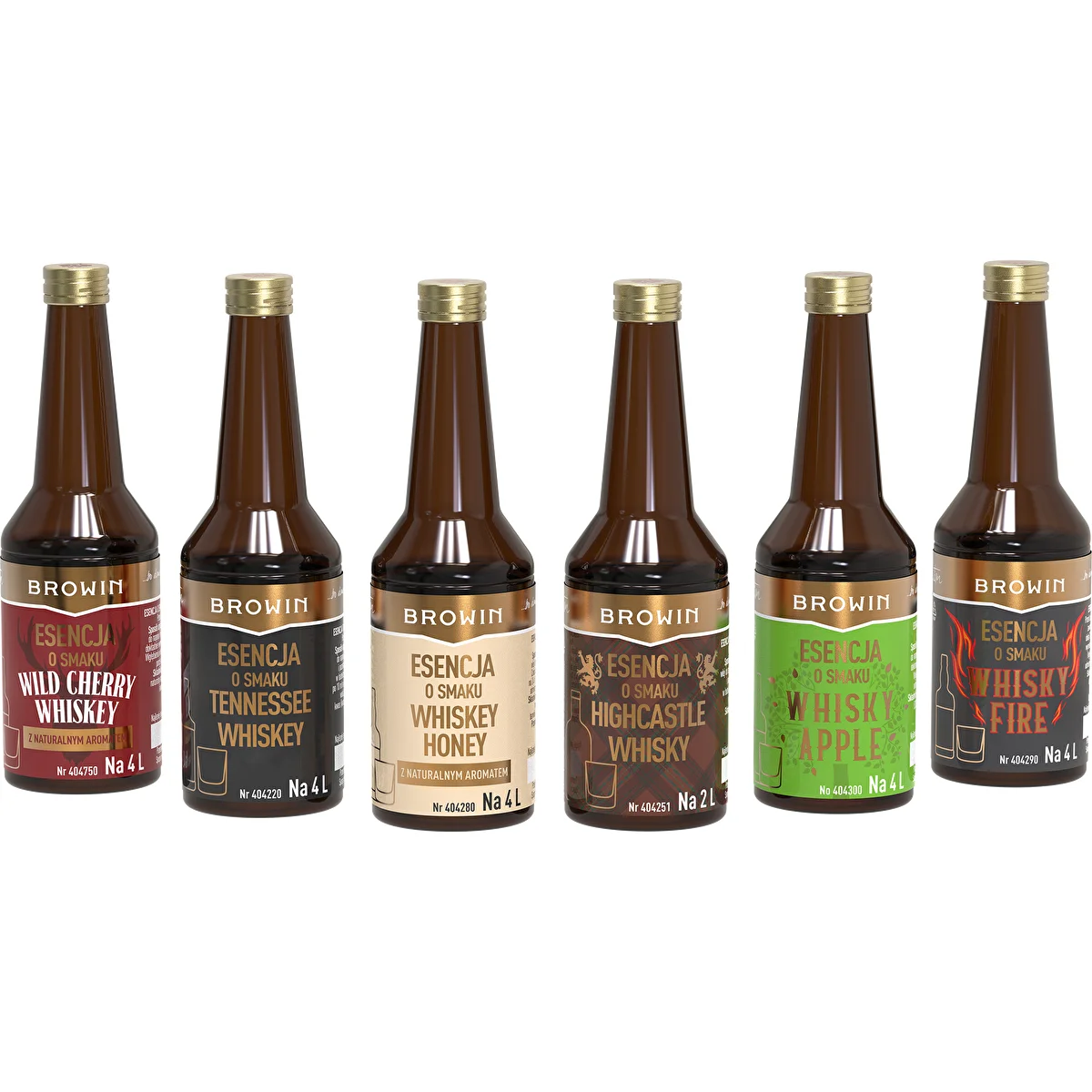 Set med 6 essenser – WHISK(E)Y 6x40 ml