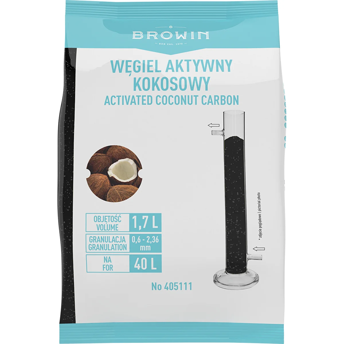 Aktivt kokoskol 0,86 kg