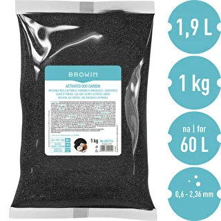 Activated Duo Carbon - blandning av aktivt kol, stenbaserat och kokosbaserat, 1 kg, för 60 L – photo 3