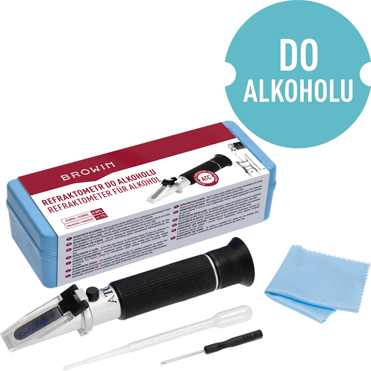 Refraktometer för alkohol