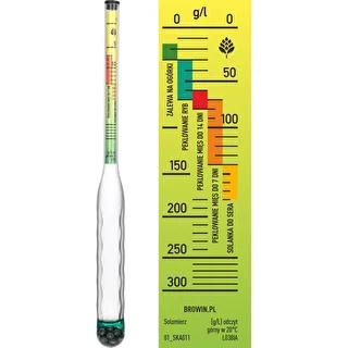 Okrossbar salinometer med mätcylinder, mätområde: 0–300 g salt/L – photo 4