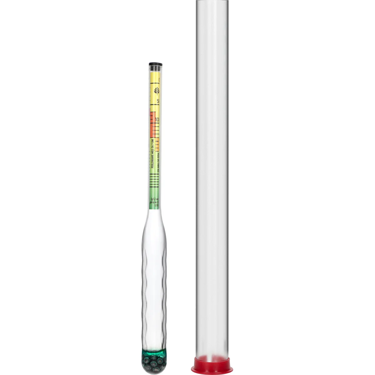 Okrossbar salinometer med mätcylinder, mätområde: 0–300 g salt/L