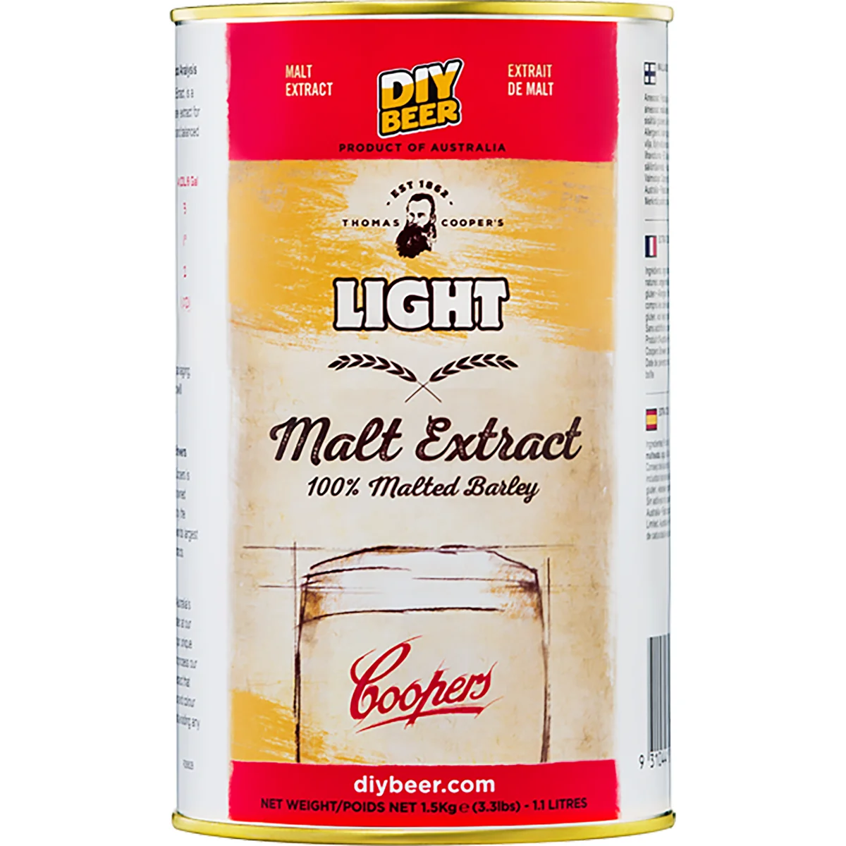 Ljust maltextrakt Coopers Light