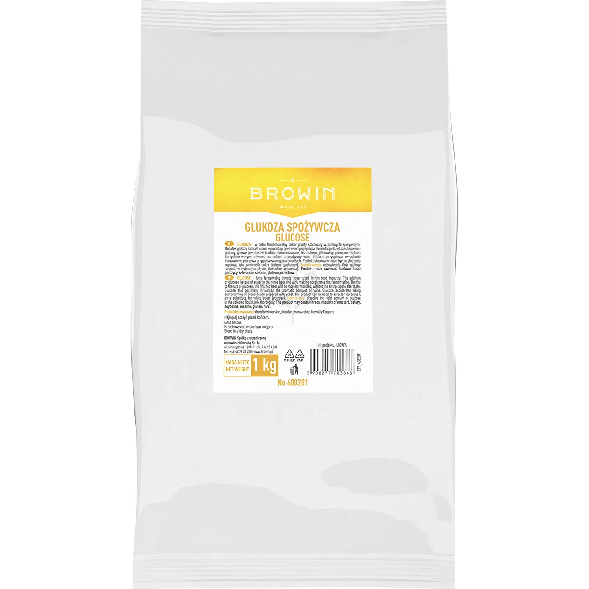 Livsmedelsglukos 1 kg