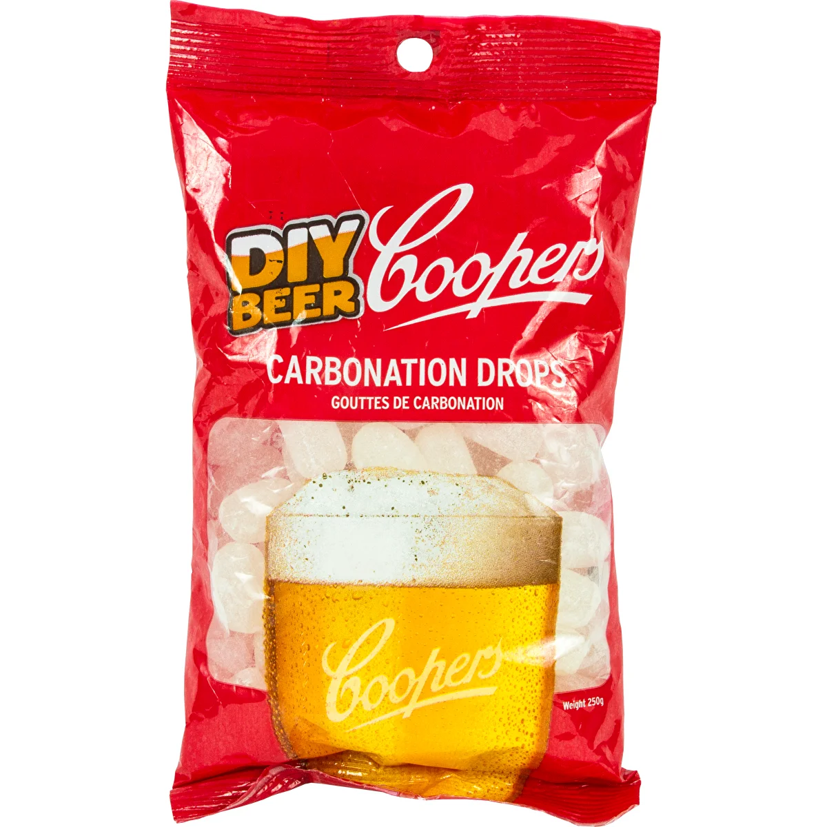 Coopers Carbonation Drops-tabletter, 250 g