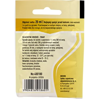 Tokay vinjäst, 20 ml – photo 2