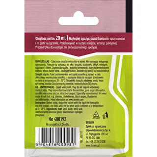 Universell vinsjäst utan förökning, 20 ml – photo 2
