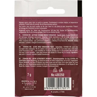 Vinjäst Fermivin VR5, 7 g – photo 2