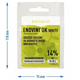 Enovini® OK WHITE - vinjäst som sänker syrahalten 7 g – photo 5