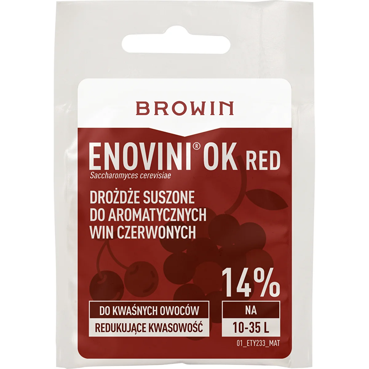 Enovini® OK RED - vinjäst som minskar syra 7 g