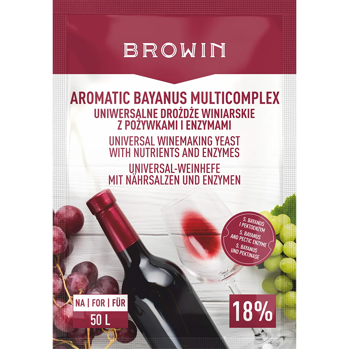 Aromatic Bayanus Multicomplex startpaket för vin, 40 g