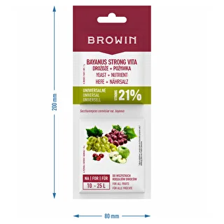 Bayanus-jäst + näring - Universell - 21%, 17 g – photo 3