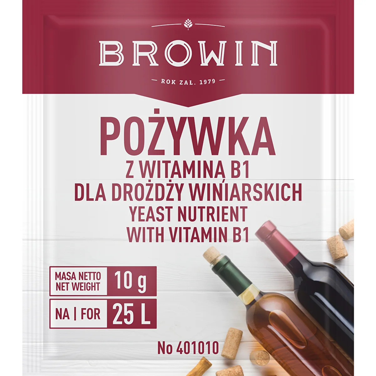 Näring för vin med vitamin B1, 10g