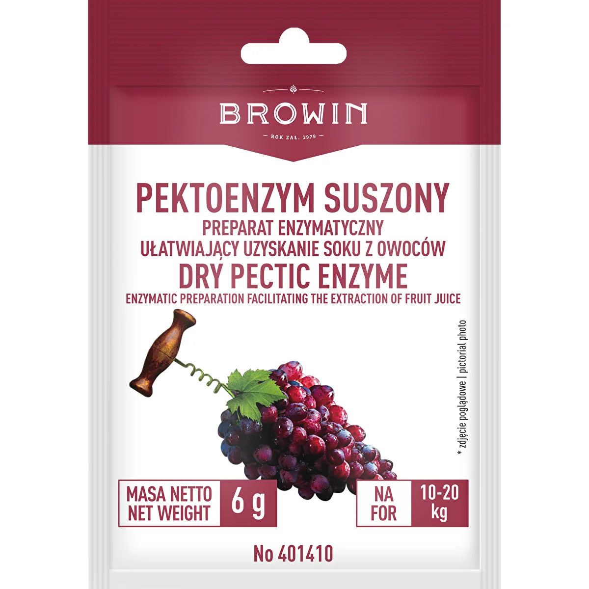 Torkat pektinenzym