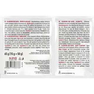 Klarowin Duo Rapid - kitosan + kiseldioxid, 65 g – photo 2