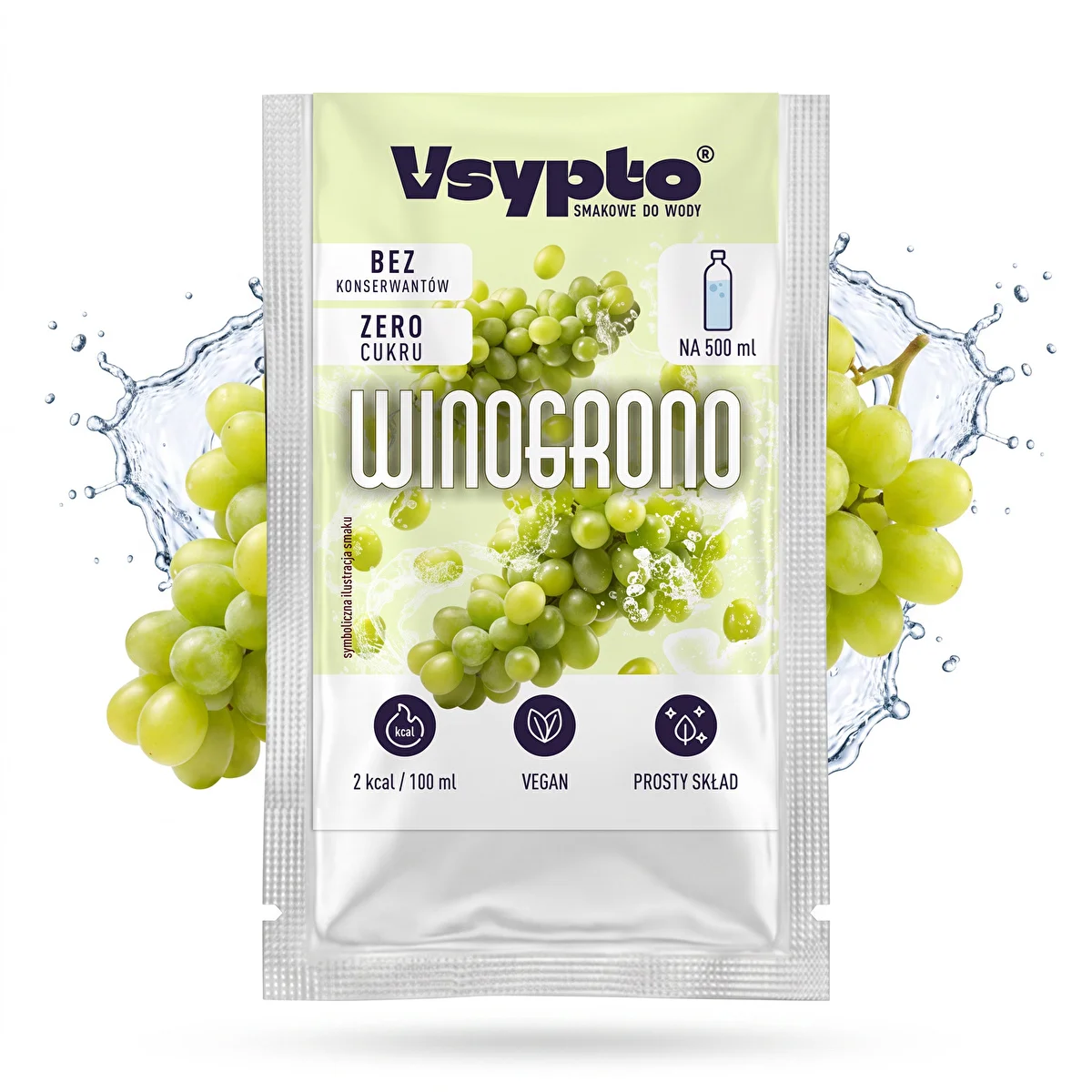 VSYPTO med smak av vindruva, 3 g