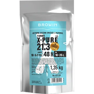 Turbojäst X-Pure 21,3%, 10 x 25 L, 1,35 kg – photo 1